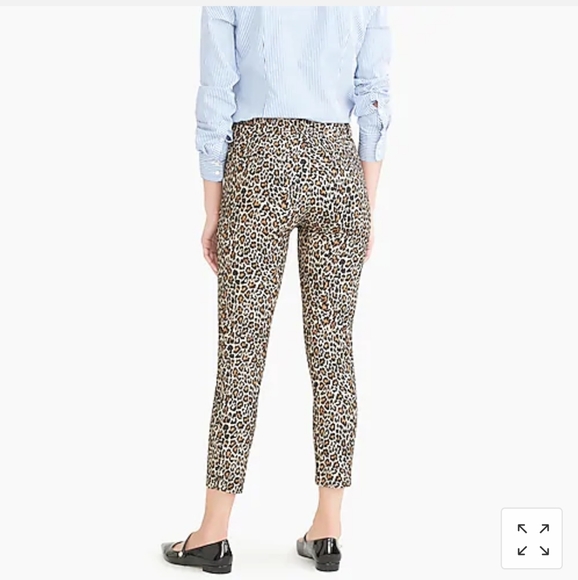 J Crew Factory Winnie Pant in leopard print - Picture 3 of 3